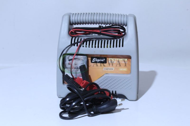 Зарядное устройство для автомобильных аккумуляторов 12V/6A стрелочная индикация EL 100 440 Elegant