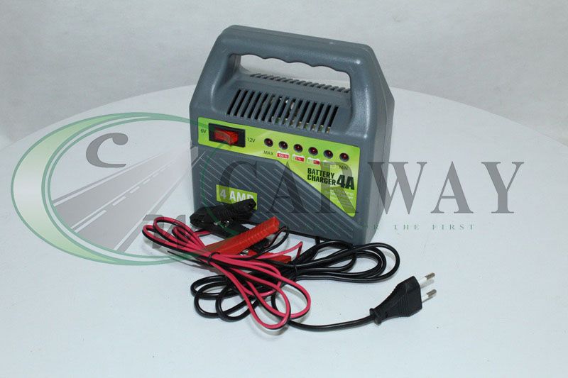 Зарядное устройство для автомобильных аккумуляторов PULSO 6-12V / 4A / 10-60AHR /светодиодная индикация Vitol