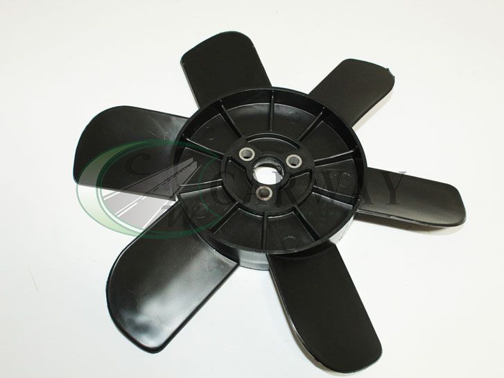 Вентилятор системы охлаждения (крыльчатка) ВАЗ 2101-07,2121 (6-ти лоп.) черная 2121-1308008 Интерпласт