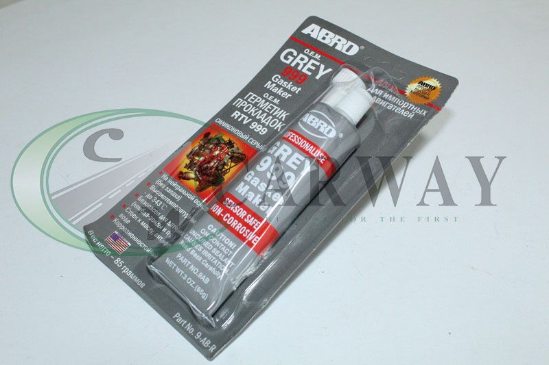 Герметик прокладок серый Grey 999 (85 гр) большой Abro