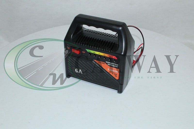 Зарядное устройство для автомобильных аккумуляторов 6-12V/6A светодиодная индикация LA 192206 Lavita