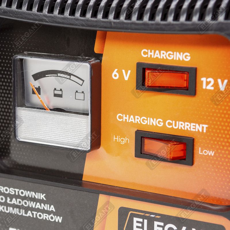 Зарядное устройство для автомобильных аккумуляторов 6-12V/12A быстрый и стандартный заряд EL 100 450 фото 2