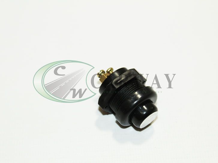 Кнопка пусковая (винт латунный) черная (2 конт.) Универсальный RH - 018 Авто-Электрика