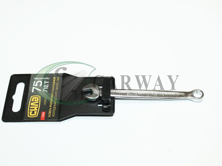 Ключ рожково-накидной (7 мм) хол.штамп DIN3113