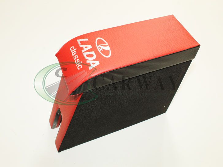 Подлокотник ВАЗ 2101, 02, 03, 06 (с вышивкой) красный Интерпласт