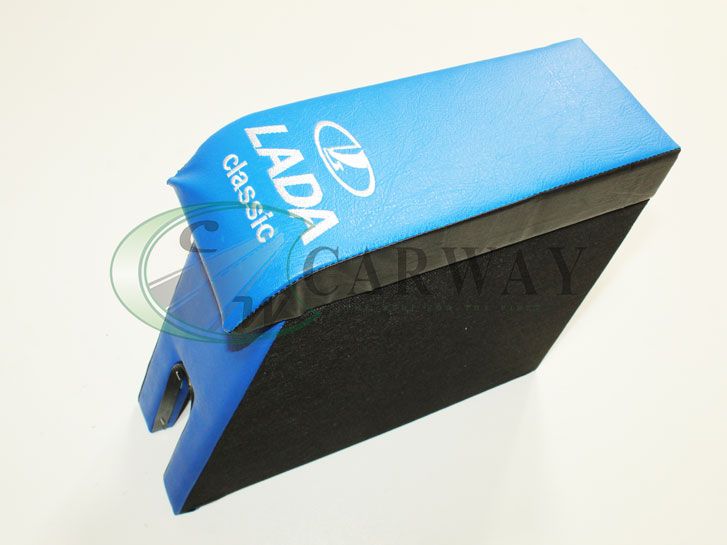 Подлокотник ВАЗ 2101, 02, 03, 06 (с вышивкой) синий Интерпласт