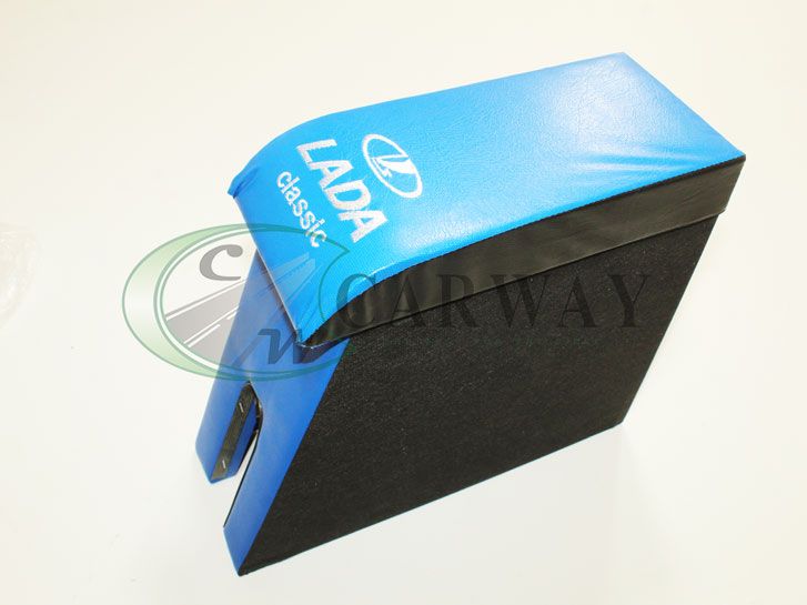 Подлокотник ВАЗ 2104 2105 2107 (с вышивкой) синий Интерпласт