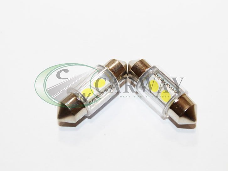 Лампа светодиодная Festoon/31mm SMD 5050x2 12V White 2шт. 16076 Zollex