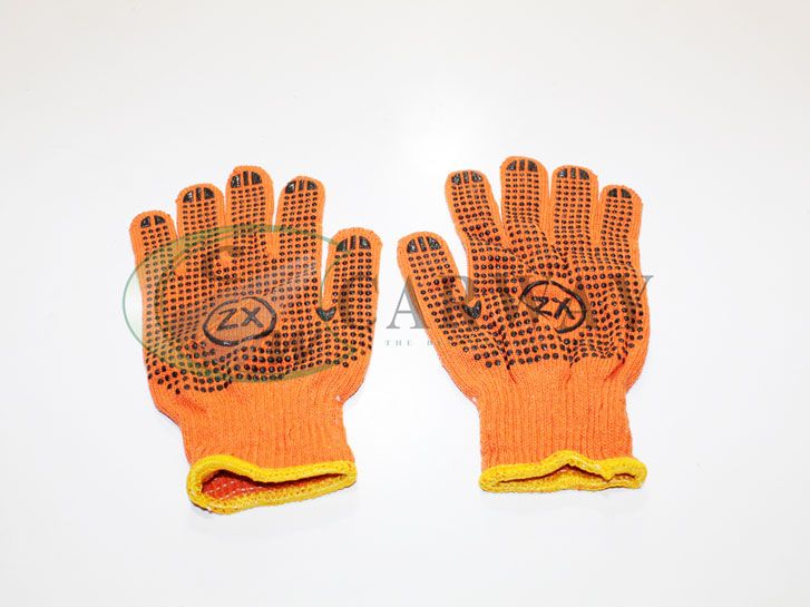 Перчатки рабочие 2 шт (оранжевые) 3609252 Zollex