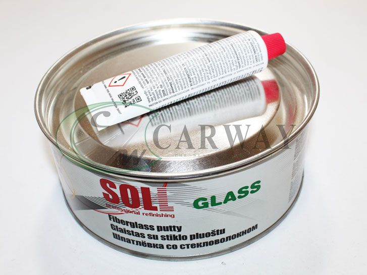 Шпатлевка со стекловолокном 1.0кг Glass (зеленая)
