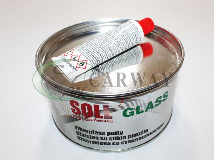 Шпатлевка со стекловолокном 1.5кг Glass (зеленая)