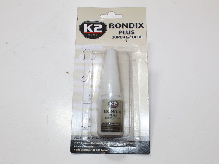 Клей секундный 10г. Bondix Plus K2