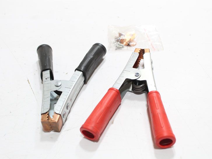 Клеммы для проводов прикуривателя 140х95мм (крокодилы)