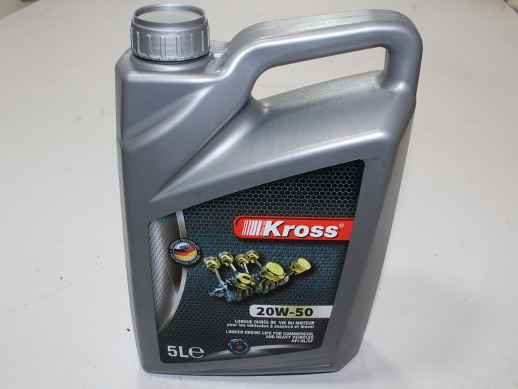 Масло моторное дизель 20W50 (5л) Kross