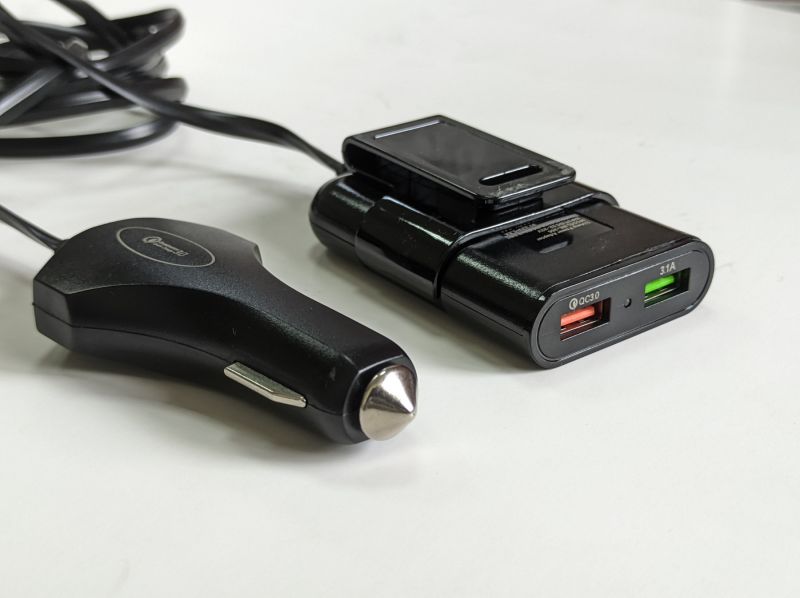 Зарядное устройство для телефона 12-24V, 4 USB быстрая зарядка QC 3.0 60w 18A