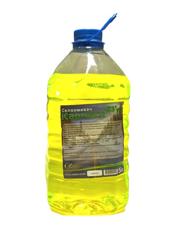 Жидкость в бачок омывателя (5 л) (-23 С) лимон