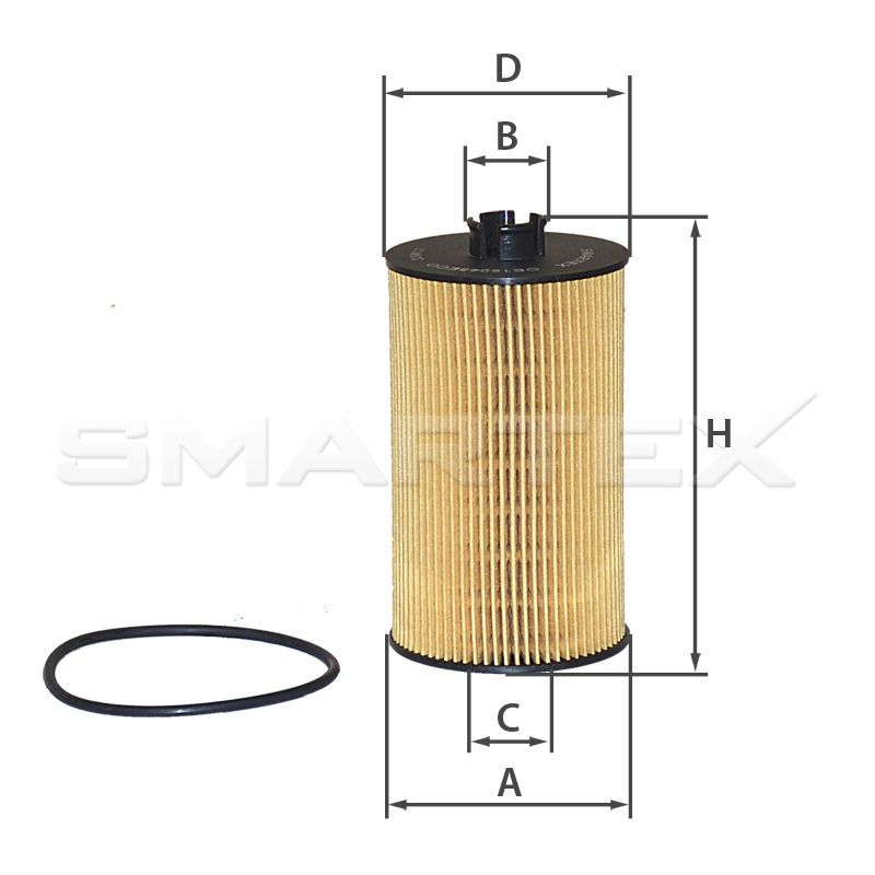 Фильтр масляный MERCEDES-BENZ (OE 651/1 / 92040E / OX 161D / HU 931/5 x)