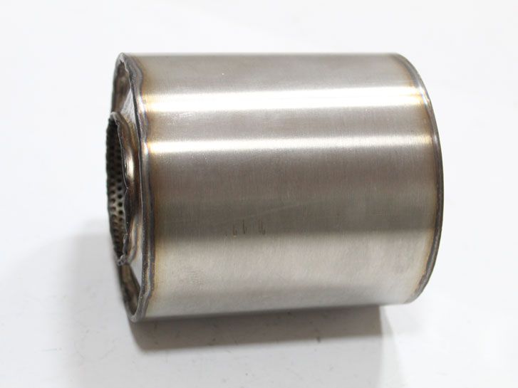 Вставка вместо катализатора в коллектор 100/115 (диаметр/высота) (сварной) нержавейка 110*115