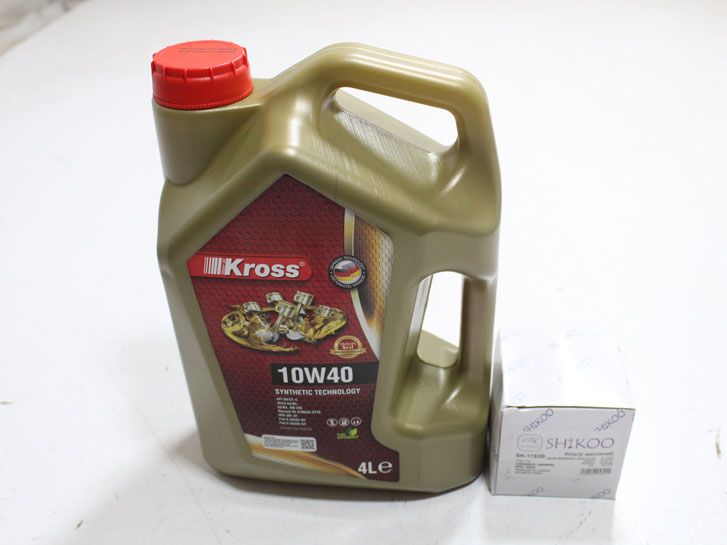 Масло моторное п/c 10w40 (4 л) + фильтр маслянный Lanos