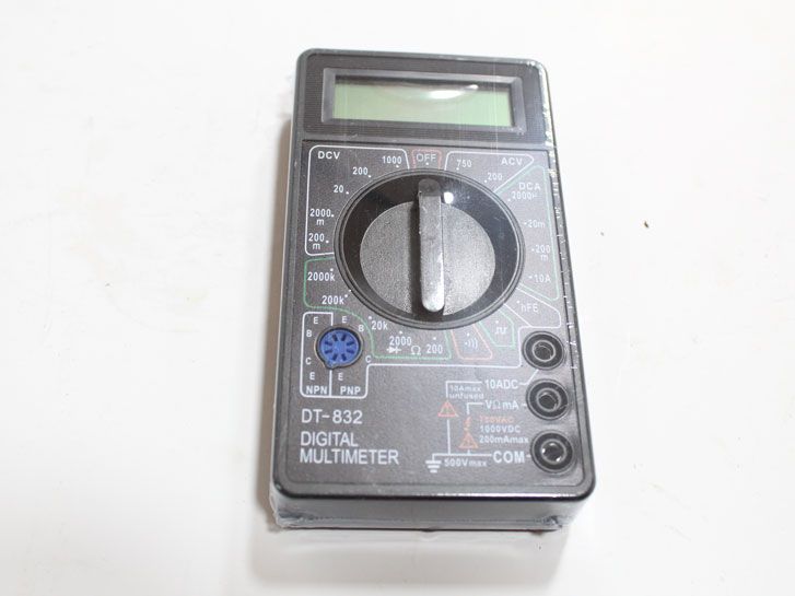 Мультиметр цифровой DT-832 со звуком