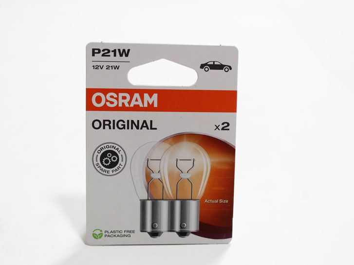 Лампа 12в цокольная P 21w стопов, поворотов BA15S ORIGINAL LINE, БЛИСТЕР (2ШТ)