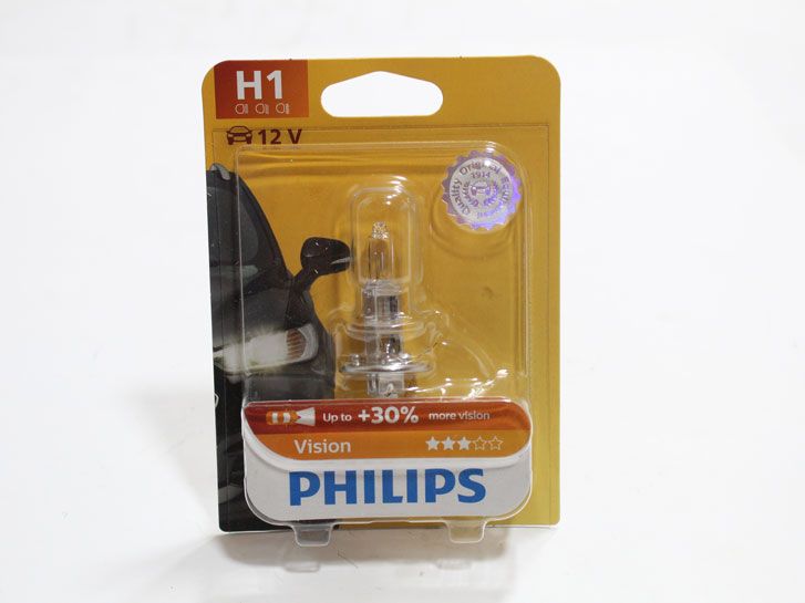 Лампа галогеновая 12в Н1 55w PS 12258 PR B1 PHILIPS
