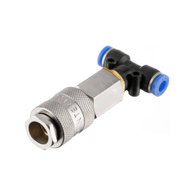 Пистолет для продувки кабины (+ шланг PU 6*4мм 5м, тройник 6мм) Intertool фото 5