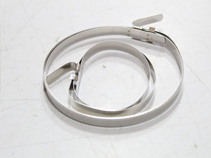 Хомут шруса универсальный под затяжку нержавейка