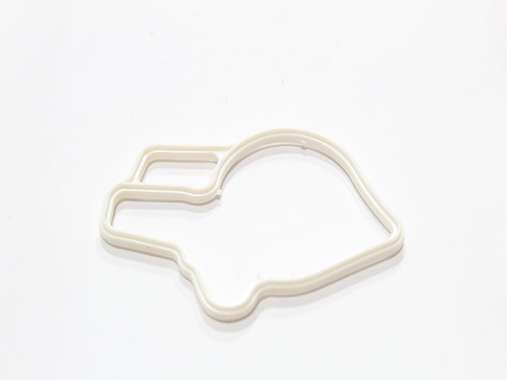 Прокладка дроссельной заслонки ВАЗ 2110-12,2170 фигурная силикон белая