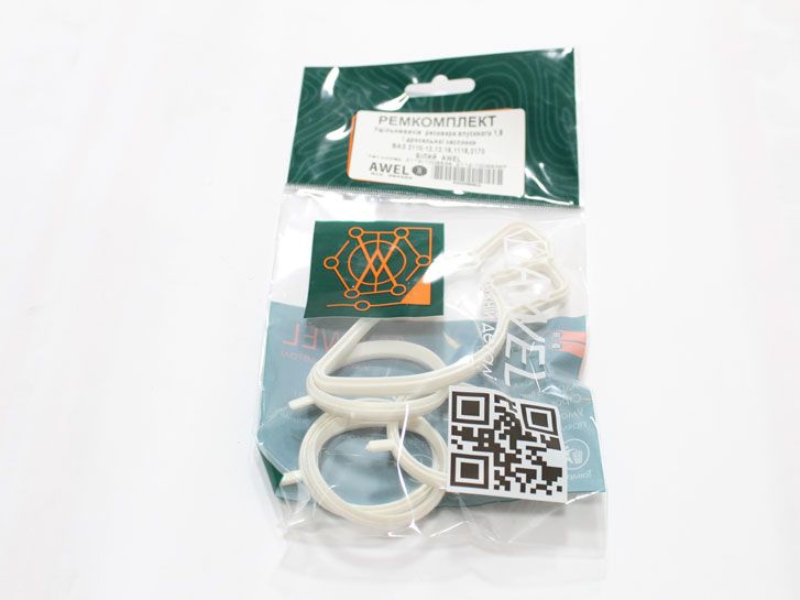 Р/к рессивера и дроссельной заслонки ВАЗ 2110-2112 прокладка+ кольца силикон белый фото 2