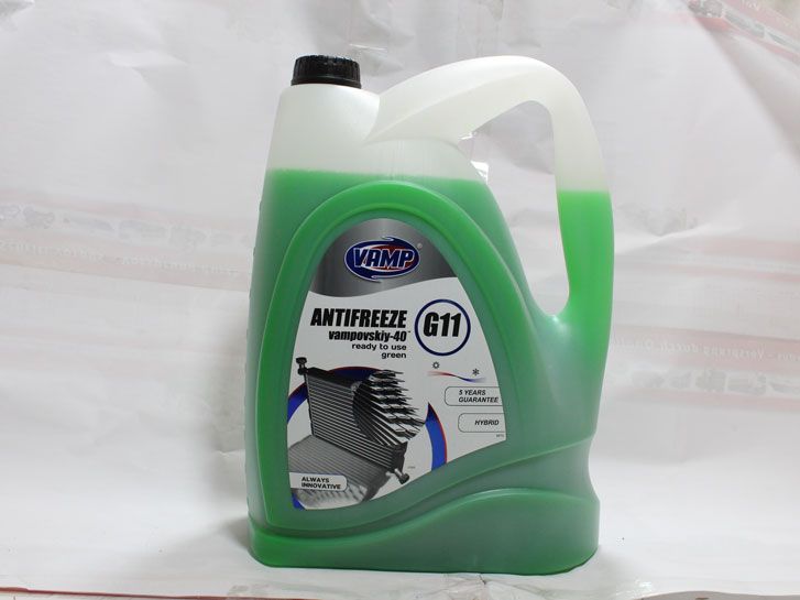 Тосол Антифриз (-30) (10 л) зеленый G11 Vampovskiy Вамп