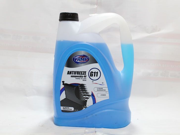 Тосол Антифриз (-30)  (5 л) синий G11 Vampovskiy Вамп