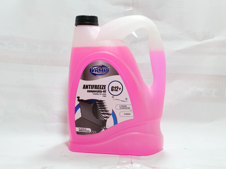 Тосол Антифриз (-30) (5 л) красный G12 Vampovskiy Вамп
