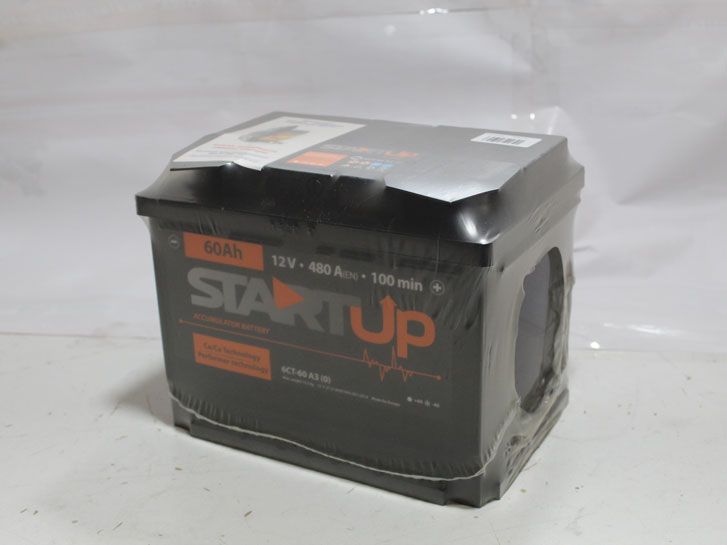 Аккумулятор 6СТ 60А  (0) (правый +) 480А (супер Эконом) фото 4