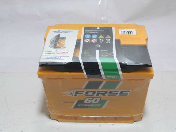 Аккумулятор 6СТ 60А  (1) (левый +) 580А Standart фото 2