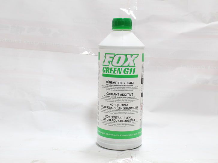Тосол Антифриз концентрат (-80)  (1,5 л) зеленый G11 FOX
