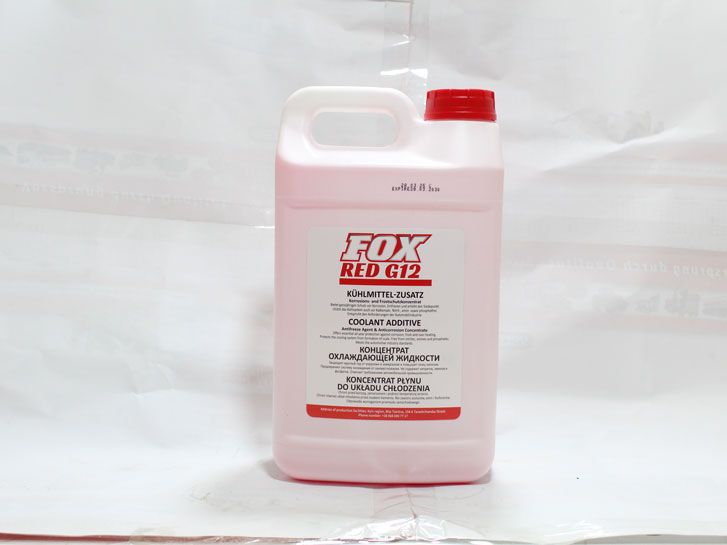 Тосол Антифриз концентрат (-80)  (4 л) красный G12+ FOX