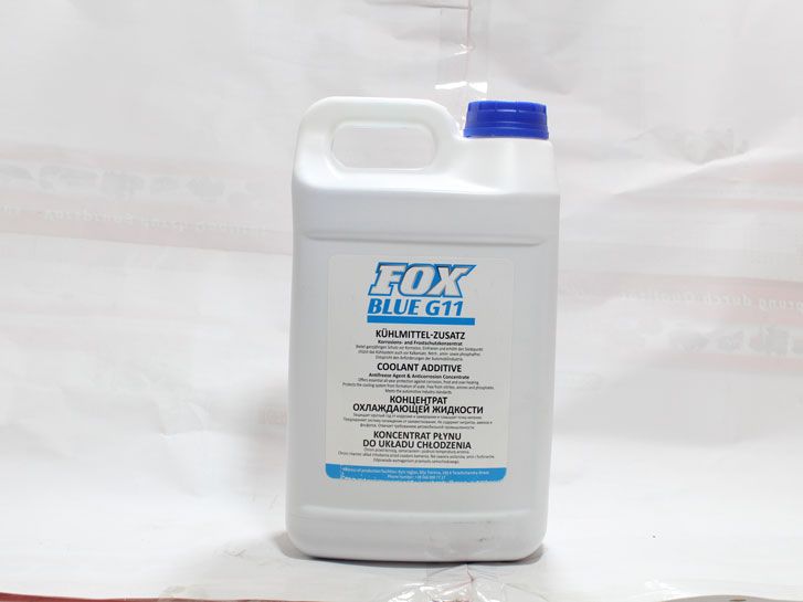 Тосол Антифриз концентрат (-80)  (4 л) синий G11 FOX