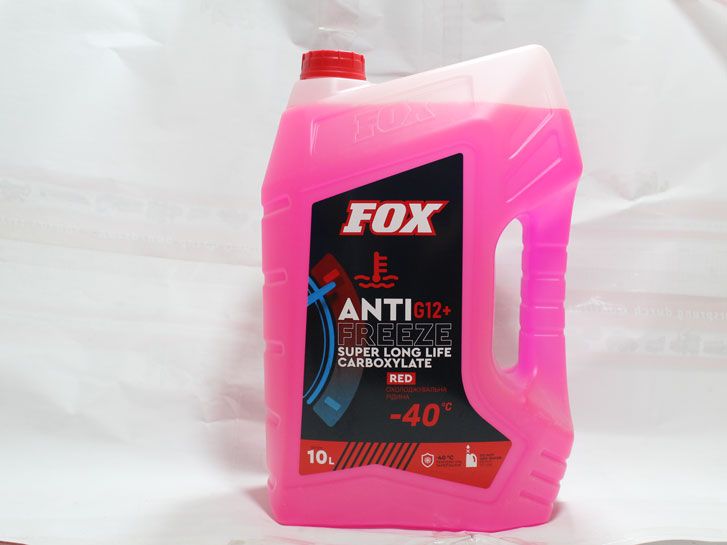 Тосол Антифриз (-40) (10 л) красный G12+