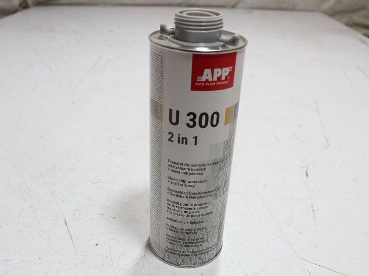 Антигравий 1 л. серый APP U300 UBS 2 в 1 защита кузова и герметик