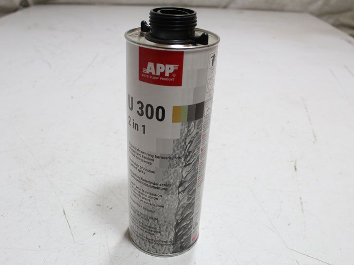 Антигравий 1 л. черный APP U300 UBS 2 в 1 защита кузова и герметик