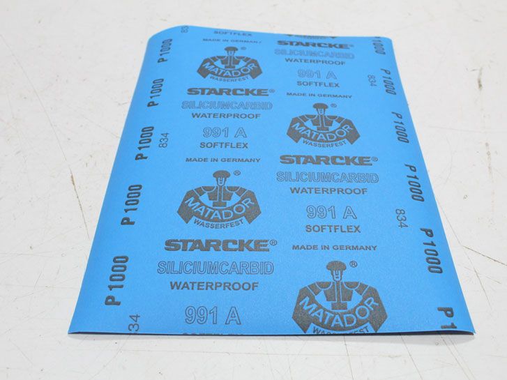 Наждачная бумага №1000 230 х 280мм  водостойкая APP Matador фото 2