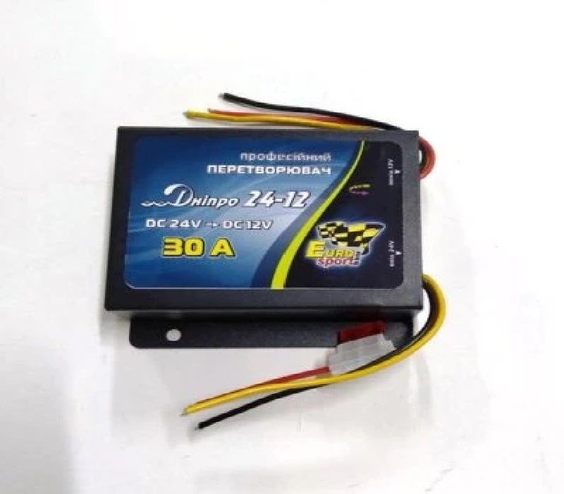 Преобразователь напряжения Днепр 24V-12V 30А 360W