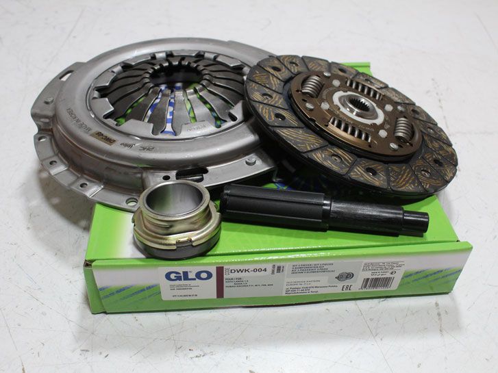 Комплект сцепления Lanos (1.4-1.5), Nexia (SOHC 1.5) (диск.+корз.+подш.) GDWK-004 GLO фото 2