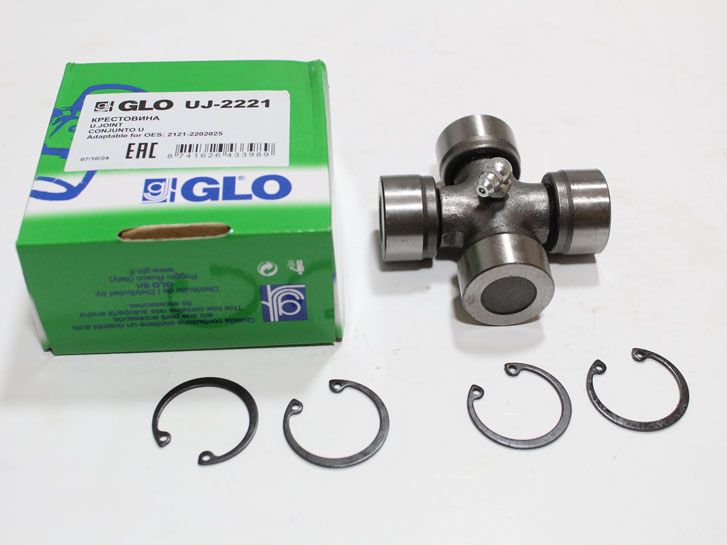 Крестовина кардана ВАЗ 2121 Нива с масленкой 2121-2202025 UJ-2221 GLO фото 2