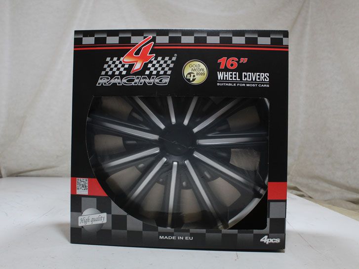 Автомобильные Колпаки (4шт) R16 Nero Silver&Black  Argo