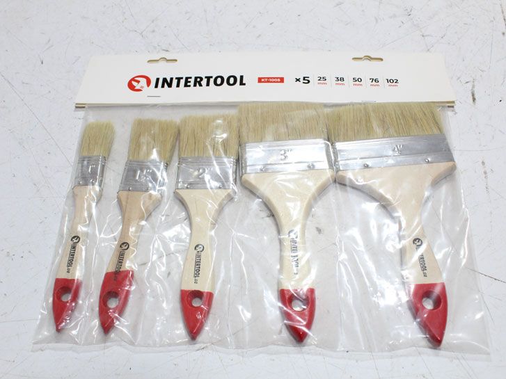 Кисть флейцевая 5 шт. (1.0