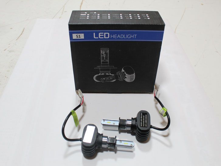 Лампа LED H3, диод 2*3 CSP 1616/12-24V, 6000К/тип охлаждения - радиатор 