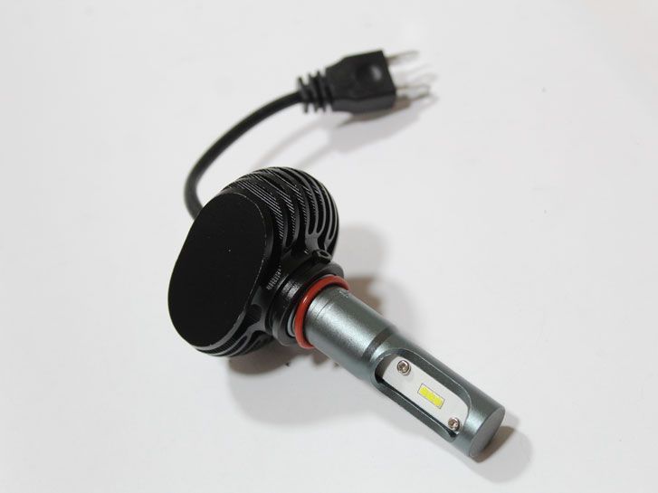 Лампа LED H7, диод 2*3 CSP 1616/12-24V, 6000К/тип охлаждения - радиатор