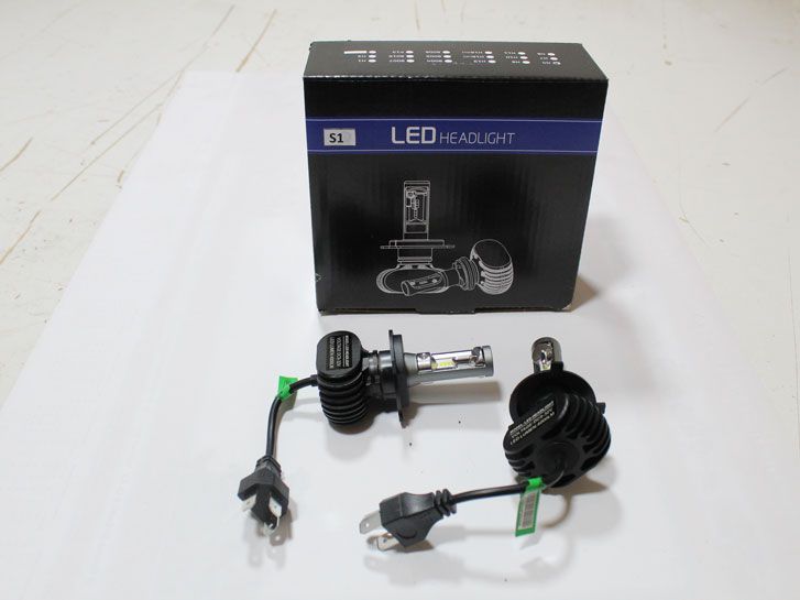 Лампа LED H4 H/L, диод 2*3+2*3 CSP 1616/12-24V, 6000К/тип охлаждения радиатор 